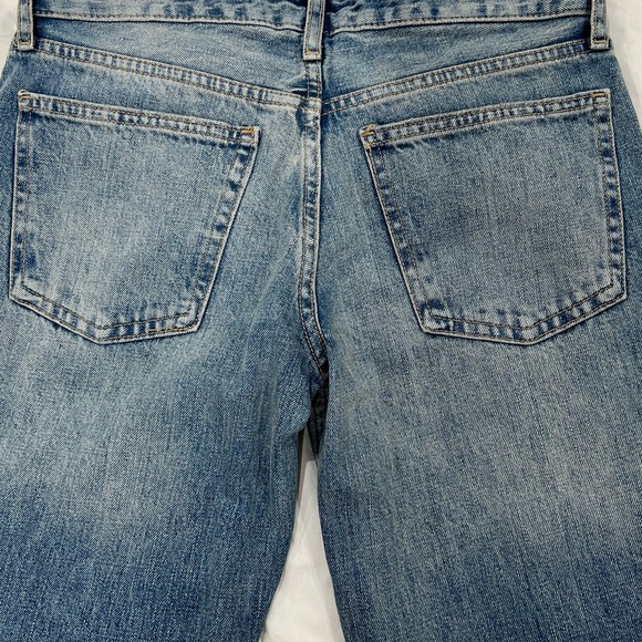 ZARA TRF MIXED MID WAIST WIDE LEG JEANS - Picture 4 of 6